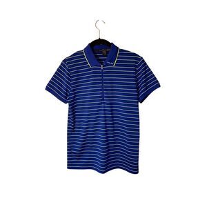 Ralph Lauren RLX Men’s Blue and Yellow Short Sleeve Polo Shirt Size Small